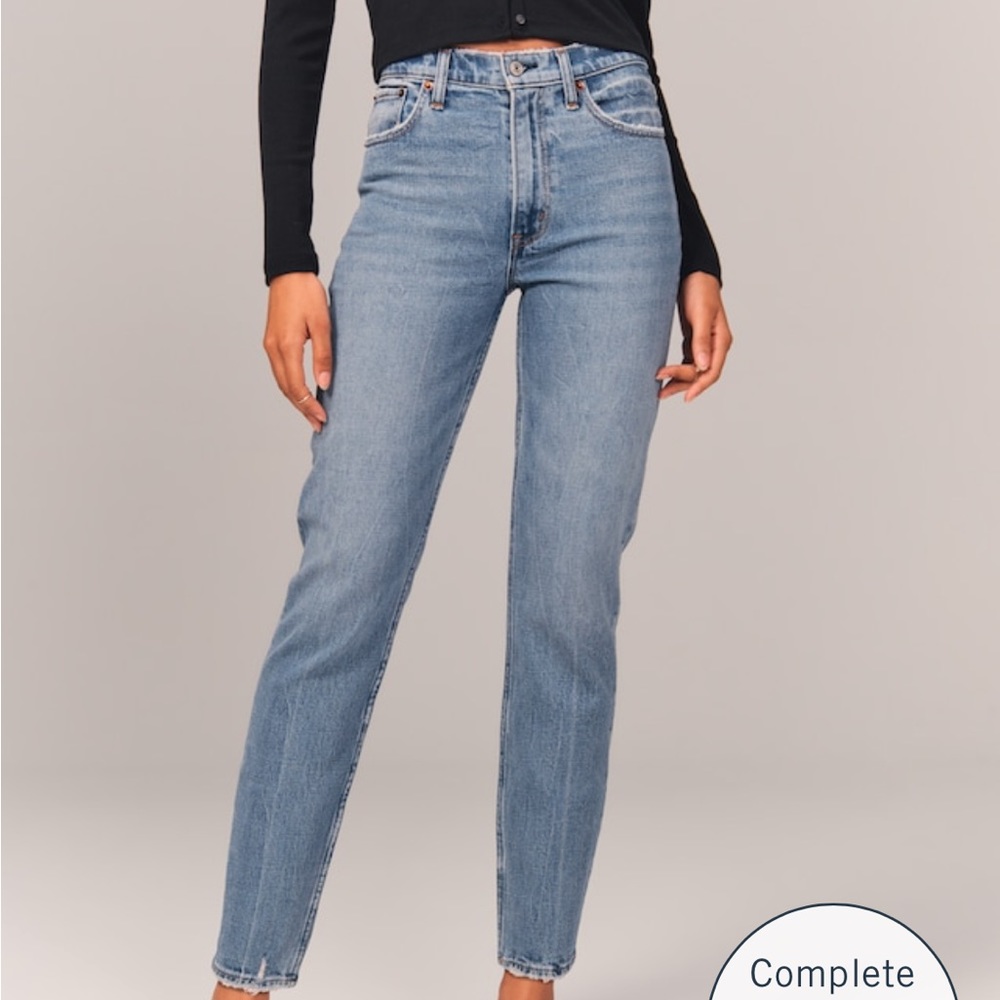 Abercrombie High Rise Mom Jeans